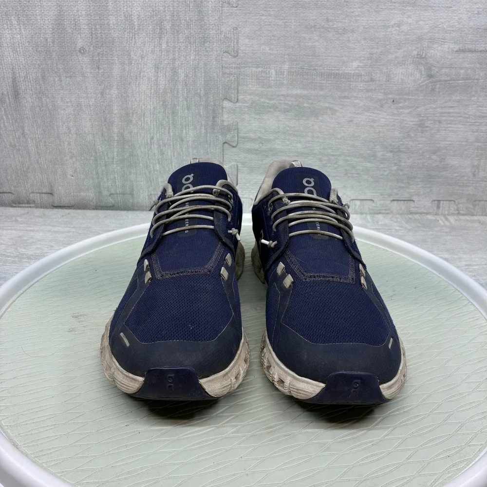 On Cloud 6 Running Shoes Mens 9.5 Blue Mesh CloudTec Sneakers 19.4010